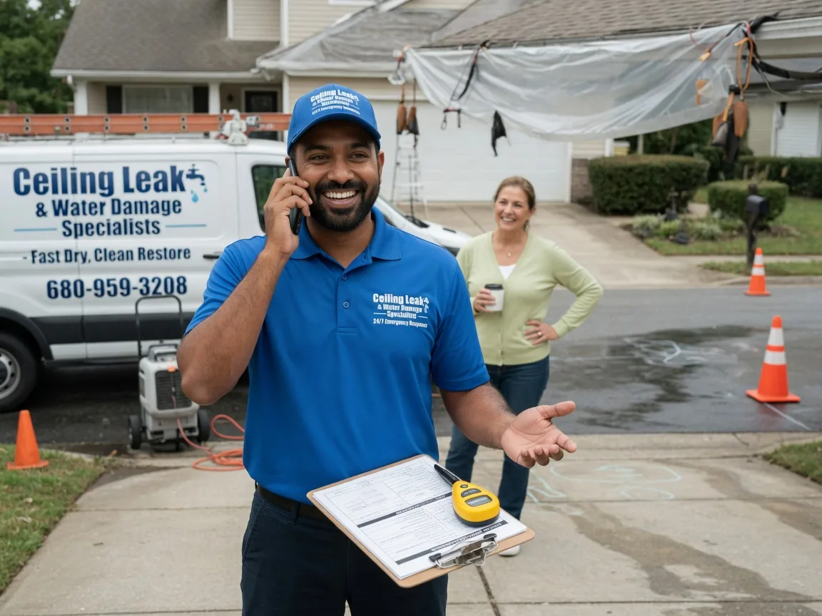 Ceiling Leak Cleanup Ben Lomond, AR FAQs
